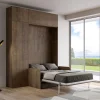 Viadurini Night Design Klappbett-Französisches Klappbett mit Sofa, Säule und Wandeinheit - Magiccompare