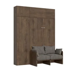 Viadurini Night Design Klappbett-Französisches Klappbett mit Sofa, Säule und Wandeinheit - Magiccompare