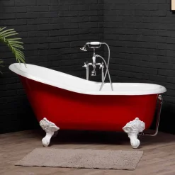 Viadurini Bathroom Freistehende Badewannen-Freestanding Badewanne in modernem Design Carrie