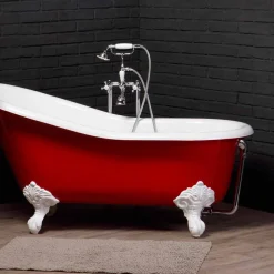Viadurini Bathroom Freistehende Badewannen-Freestanding Badewanne in modernem Design Carrie