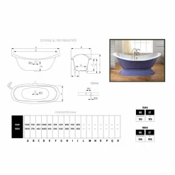 Viadurini Bathroom Freistehende Badewannen-Freestanding Badewanne in modernem Design Lane