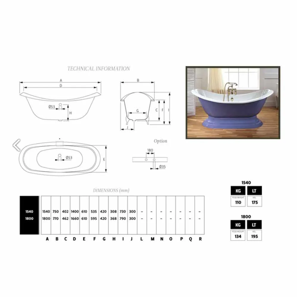 Viadurini Bathroom Freistehende Badewannen-Freestanding Badewanne in modernem Design Lane