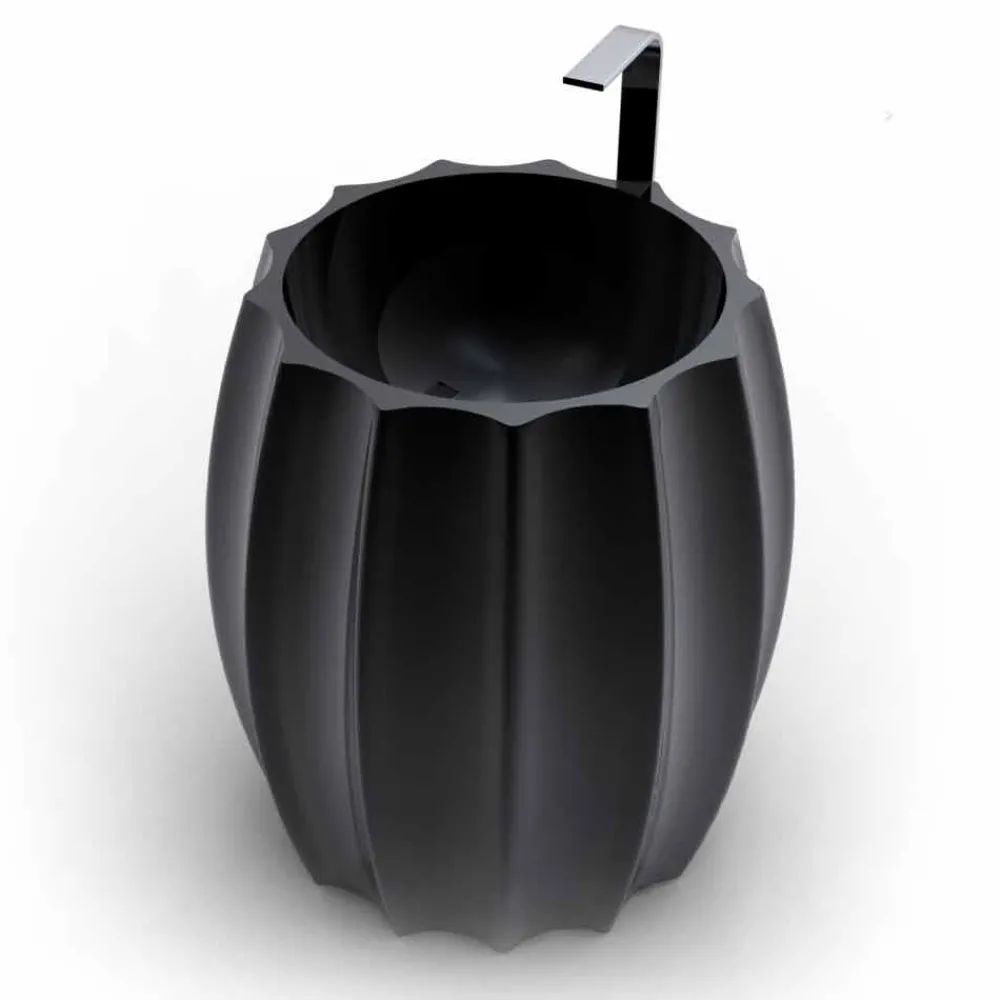 Viadurini Design Design Waschbecken Aus Solid Surface-Freestanding Waschbecken in modernem Design Cactus Made in Italy