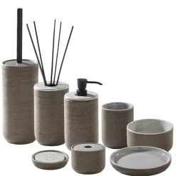 Viadurini Bathroom Badzubehör-Freistehende Badaccessoires aus Ton Made in Italy - Antonella