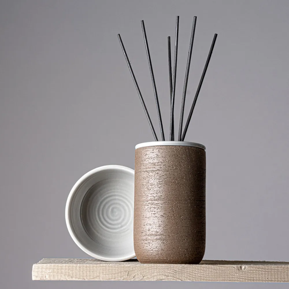 Viadurini Bathroom Badzubehör-Freistehende Badaccessoires aus Ton Made in Italy - Antonella