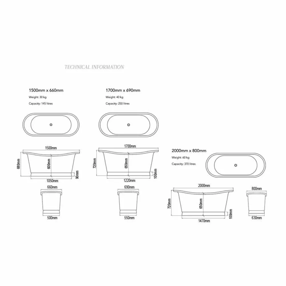 Viadurini Bathroom Freistehende Badewannen-Freistehende Badewanne im Vintage-Design mit Nickel- und Kupfer-Finish Angelica