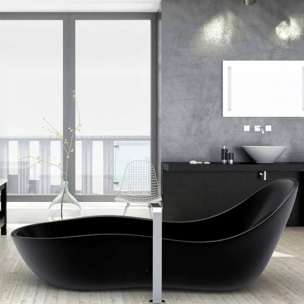 Viadurini Design Freistehende Badewannen-Freistehende Badewanne in modernem Design Wave