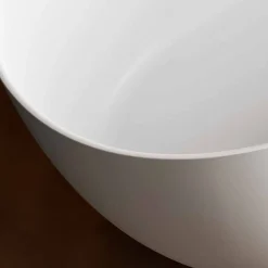 Viadurini Bathroom Freistehende Badewannen-freistehende Badewanne made in Italy, aus Solid Surface - Flow