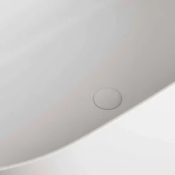 Viadurini Bathroom Freistehende Badewannen-freistehende Badewanne made in Italy, aus Solid Surface - Flow