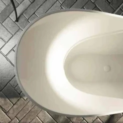 Viadurini Bathroom Freistehende Badewannen-Freistehende Badewanne Ragusa, mit modernem Design, made in Italy