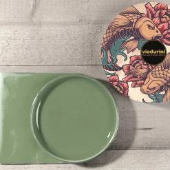 Viadurini Bathroom Badzubehör-Freistehende Badezimmeraccessoires aus feuerfestem Ton Made in Italy - Antonella