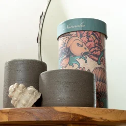 Viadurini Bathroom Badzubehör-Freistehende Badezimmeraccessoires aus feuerfestem Ton Made in Italy - Antonella