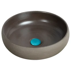 Viadurini Bathroom Badmöbel Stehend-Freistehende Badezimmerschrank-Komposition mit farbigen Accessoires - Maryse