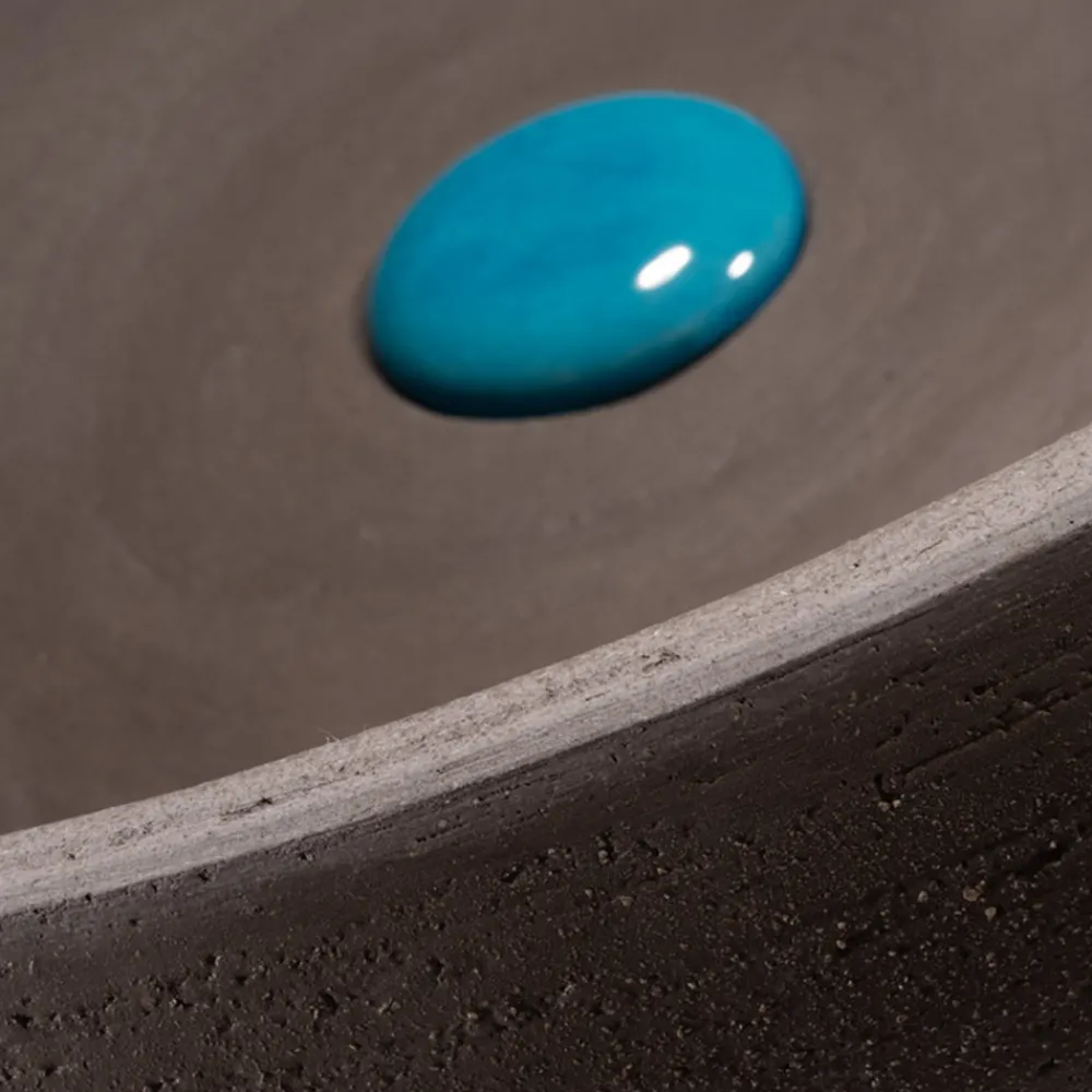 Viadurini Bathroom Badmöbel Stehend-Freistehende Badezimmerschrank-Komposition mit farbigen Accessoires - Maryse