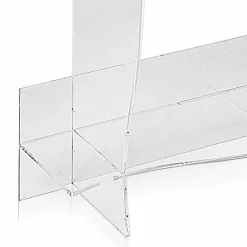 Viadurini Living Moderne Design Bücherregale-Freistehender Bücherschrank / wandmontiertes modernes Design Pam transparent