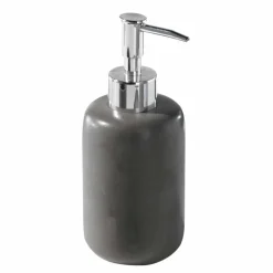 Viadurini Bathroom Badzubehör-Freistehendes Badezimmerzubehörset aus grauem Harz - Pailette