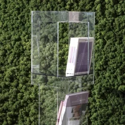 Viadurini Living Moderne Design Bücherregale-Freistehendes Bücherregal aus transparentem oder geräuchertem Acrylglas - Icaria