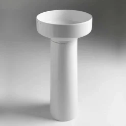 Viadurini Bathroom Keramikwaschbecken-Freistehendes Waschbecken aus farbiger Keramik Made in Italy - Gabriel