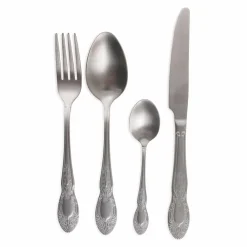 Viadurini Kitchen Besteck Set-Full-Service-Set mit 24 Teilen Design Satin Steel - Fantasy1