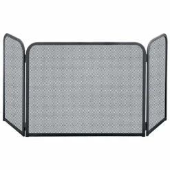 Viadurini Fire Design Funkenschutz Kamin-Funkenfänger mit 3 Türen. Aus Metall. Hergestellt in Italien – Kat.-Nr