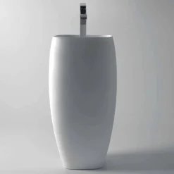 Viadurini Bathroom Keramikwaschbecken-Gaiola freistehendes Waschbecken aus modernem Design, hergestellt in Italien