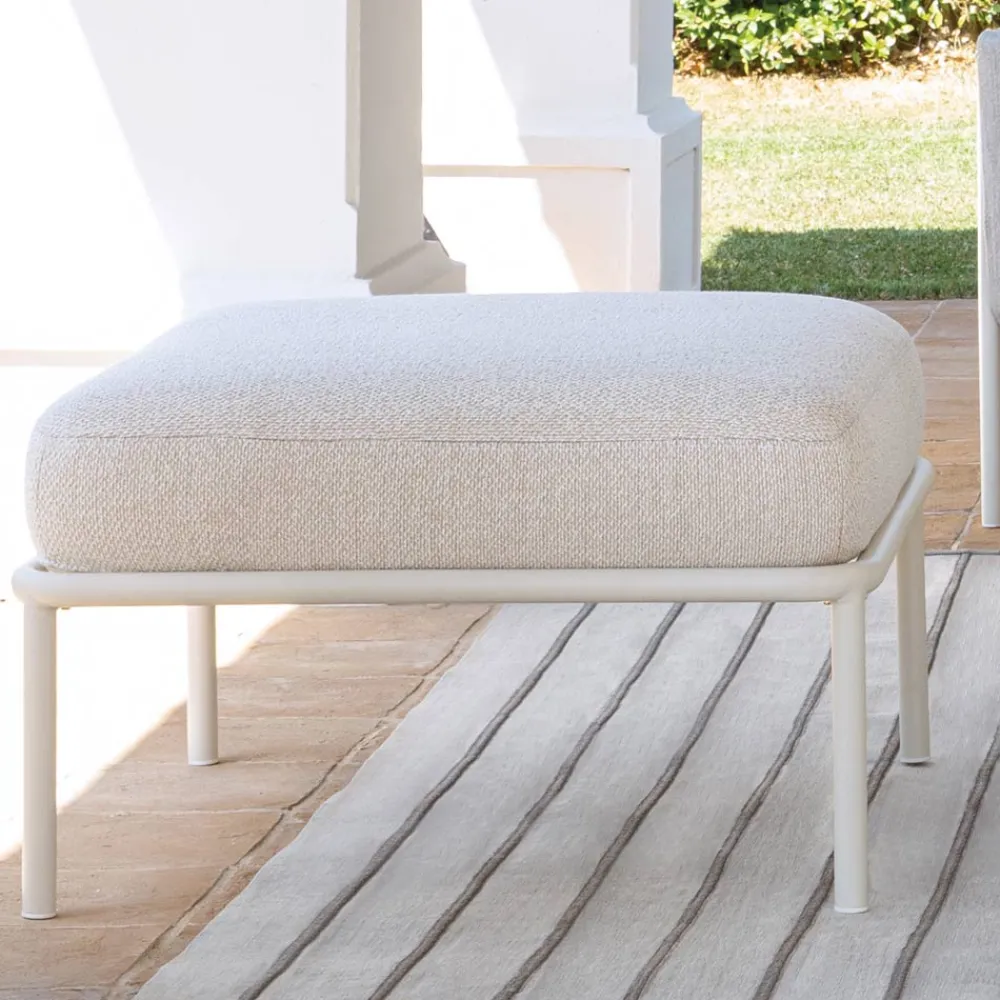 Viadurini in the Garden Garten Lounge Set-Galvanisiertes Metall Garten Wohnzimmer und Stoff Kissen - Sognando