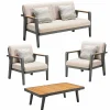 Viadurini in the Garden Garten Lounge Set-Garden Composition 2-Sitzer-Sofa, 2 Sessel und Couchtisch - Moira