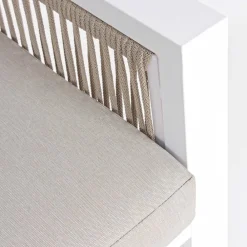 Viadurini in the Garden Garten Lounge Set-Garden Lounge aus weißem oder schwarzem Design Aluminium - Regendusche