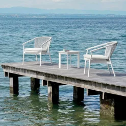 Varaschin Metallsessel-Garden Lounge Sessel Polsterstoff und Aluminium - Smart von