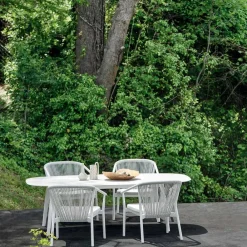 Varaschin Metallsessel-Garden Lounge Sessel Polsterstoff und Aluminium - Smart von