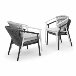 Varaschin Metallsessel-Garden Lounge Sessel Polsterstoff und Aluminium - Smart von