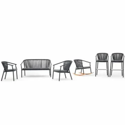 Varaschin Metallsessel-Garden Lounge Sessel Polsterstoff und Aluminium - Smart von