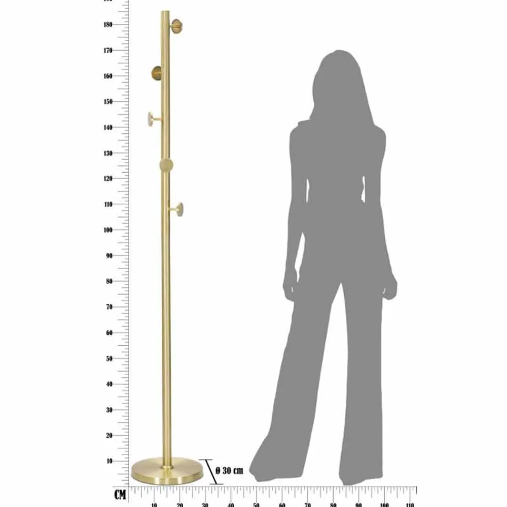 Viadurini Living Garderobenständer-Garderobenständer aus Eisen im modernen Design - Manuella