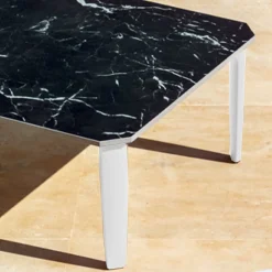 Viadurini in the Garden Garten Beistelltisch-Garten Couchtisch aus Aluminium und Steinzeug Top 7 Oberflächen - Filomena