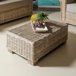 Viadurini in the Garden Garten Beistelltisch-Garten Couchtisch aus Naturfaser von Kubù - Isildur