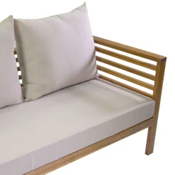 Viadurini in the Garden Garten Lounge Set-Garten Lounge Set aus geöltem Akazienholz Naturfarbe - Technisch