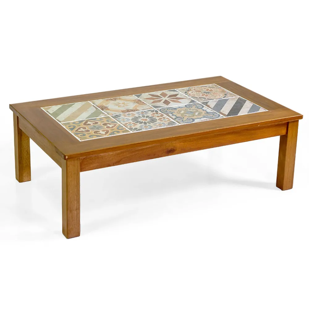 Viadurini in the Garden Garten Lounge Set-Garten Lounge Set aus geöltem Akazienholz Naturfarbe - Technisch