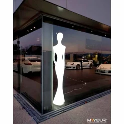 Myyour Lichtmöbel-Garten Stehlampe mit RGBW Led Light Statue Design - Penelope von