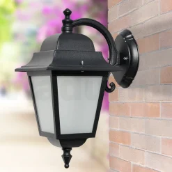 Viadurini Lighting Garten-Wandlampen-Gartenapplikation aus sandgestrahltem Glas und Aluminium Made in Italy - Scintilla