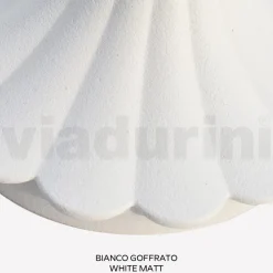 Viadurini Lighting Garten-Wandlampen-Gartenapplikation aus weißem Aluminium mit Opalkugel - Trovabianco