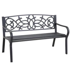 Viadurini in the Garden Gartenbänke-Gartenbank aus Metall mit verschiedenen Oberflächen - Stapler