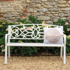 Viadurini in the Garden Gartenbänke-Gartenbank aus Metall mit verschiedenen Oberflächen - Stapler