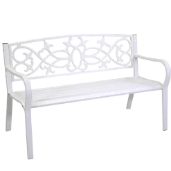 Viadurini in the Garden Gartenbänke-Gartenbank aus Metall mit verschiedenen Oberflächen - Stapler