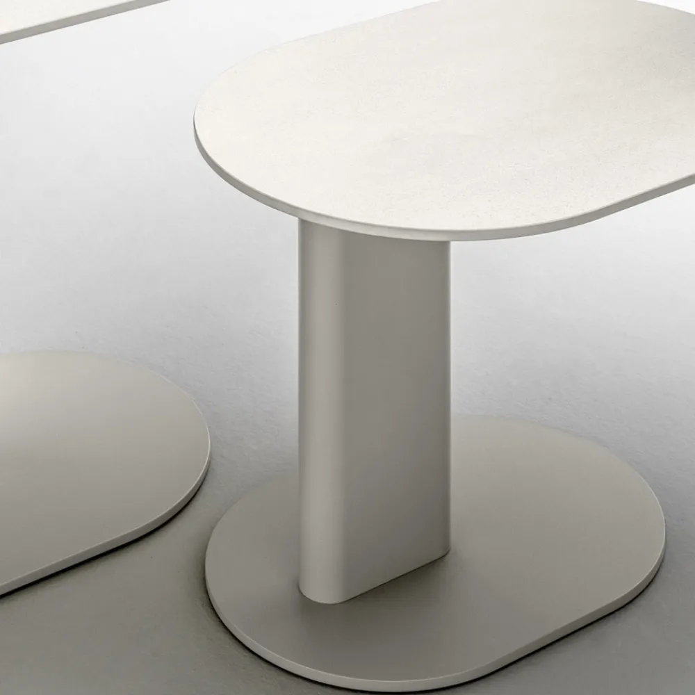 Varaschin Garten Beistelltisch-Garten-Couchtisch aus Aluminium Made in Italy - Plinto von