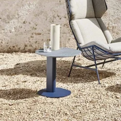 Varaschin Garten Beistelltisch-Garten-Couchtisch aus Aluminium Made in Italy - Plinto von