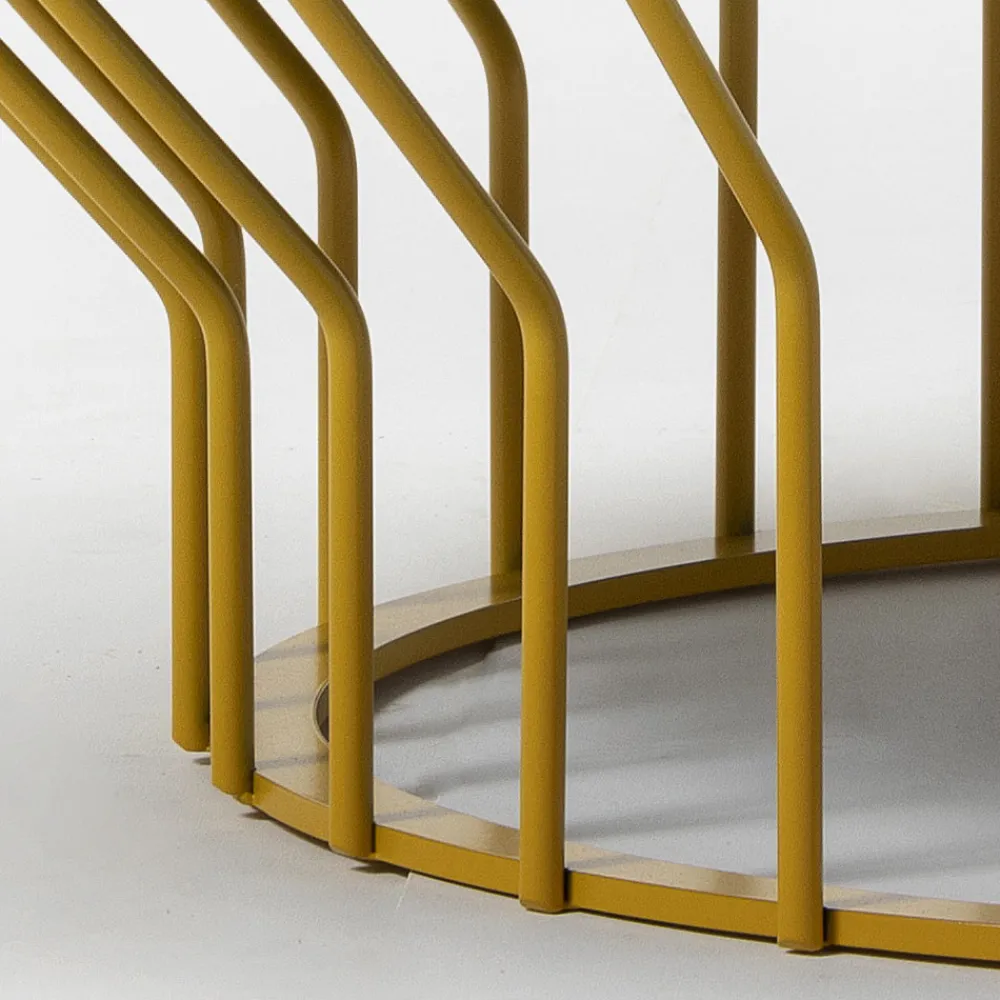 Viadurini in the Garden Garten Beistelltisch-Garten-Couchtisch aus Glaskeramik und Metall Made in Italy - Guerrino