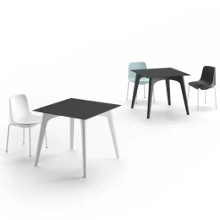 Viadurini in the Garden Garten Beistelltisch-Garten-Couchtisch aus HPL und Polyethylen Made in Italy - Rizia