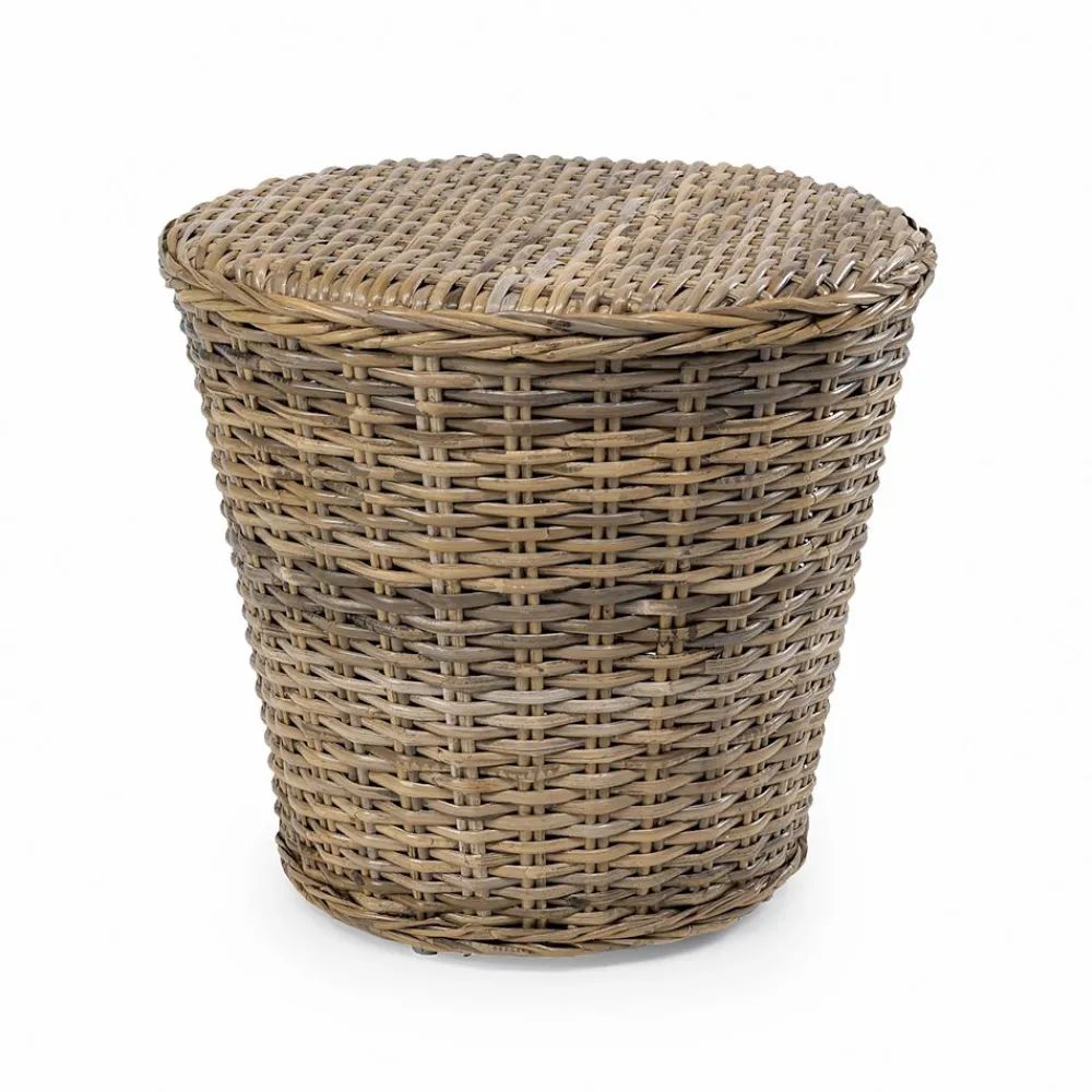 Viadurini in the Garden Garten Beistelltisch-Garten-Couchtisch aus Naturfaser von Kubù - Yokai