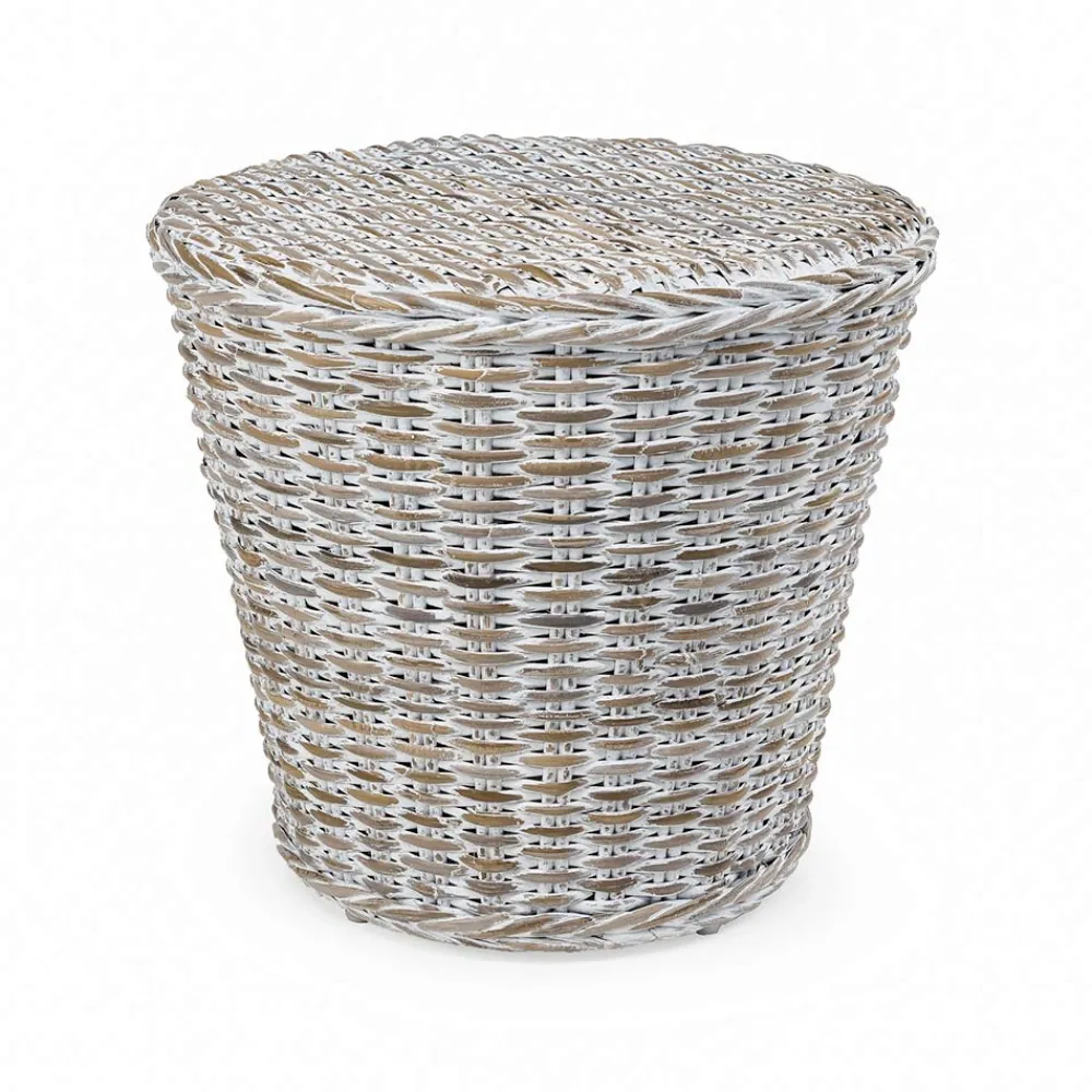 Viadurini in the Garden Garten Beistelltisch-Garten-Couchtisch aus Naturfaser von Kubù - Yokai