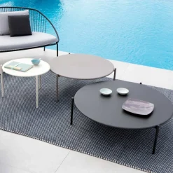 Viadurini in the Garden Garten Beistelltisch-Garten-Couchtisch aus Stahl in verschiedenen Größen Made in Italy - Sansa